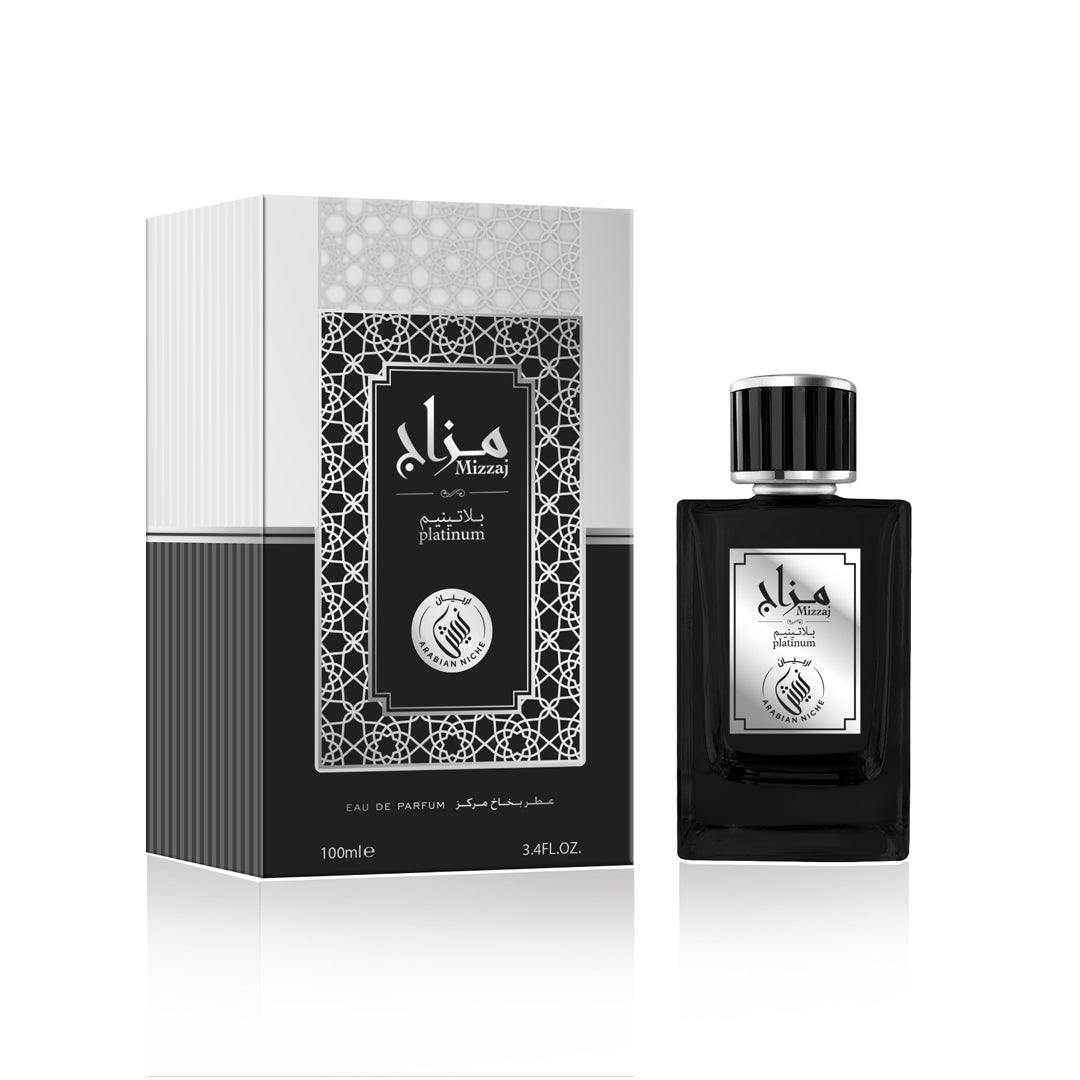 Arabian Niche Mizzaj Platinum Eau De Parfum für Herren 100ml